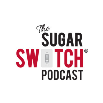 The Sugar Switch Podcast Logo (R) | May 2018 | WHITE BG